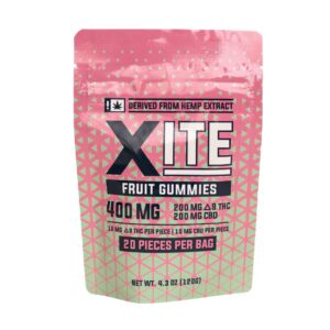 Xite Edibles D9 400 MG FRUIT GUMMIES