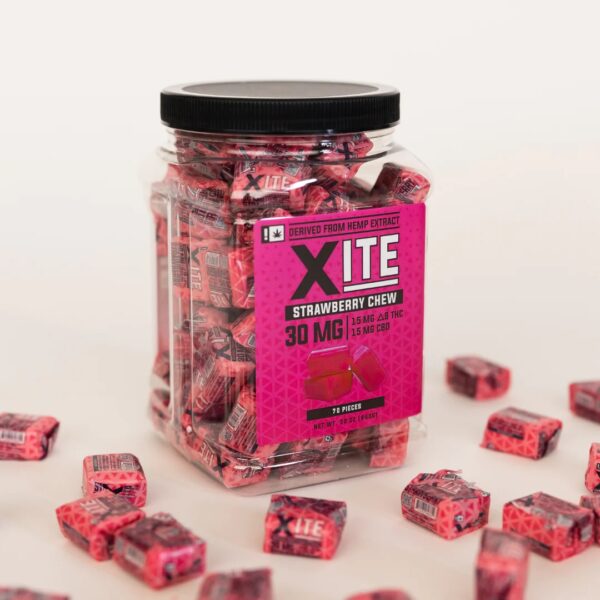 Xite Edibles D9 STRAWBERRY CHEW