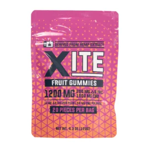 Xite Edibles D9 1200 MG FRUIT GUMMIES