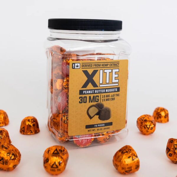 Xite Edibles D9 PEANUT BUTTER NUGGETS