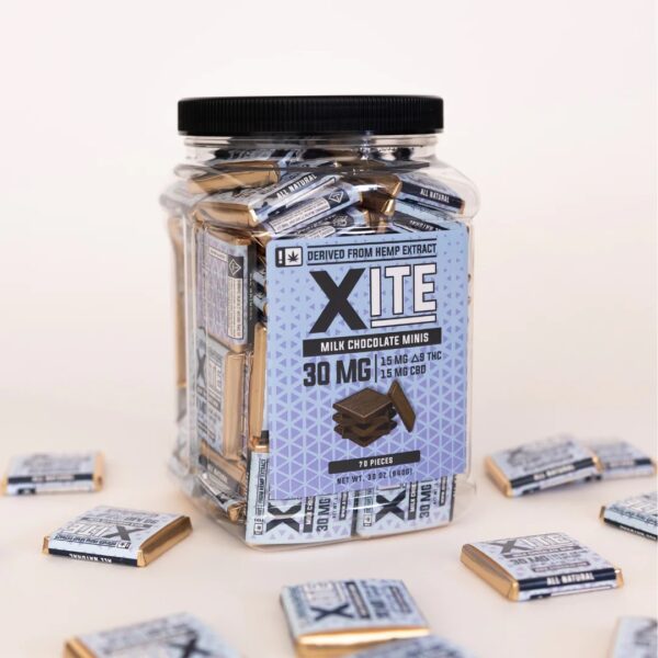 Xite Edibles D9 MILK CHOCOLATE MINIS