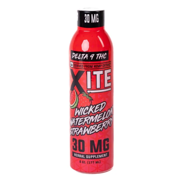 Xite Edibles D9 WICKED WATERMELON STRAWBERRY DRINK