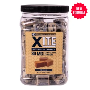 Xite Edibles D9 BUTTER CREAM CARAMELS